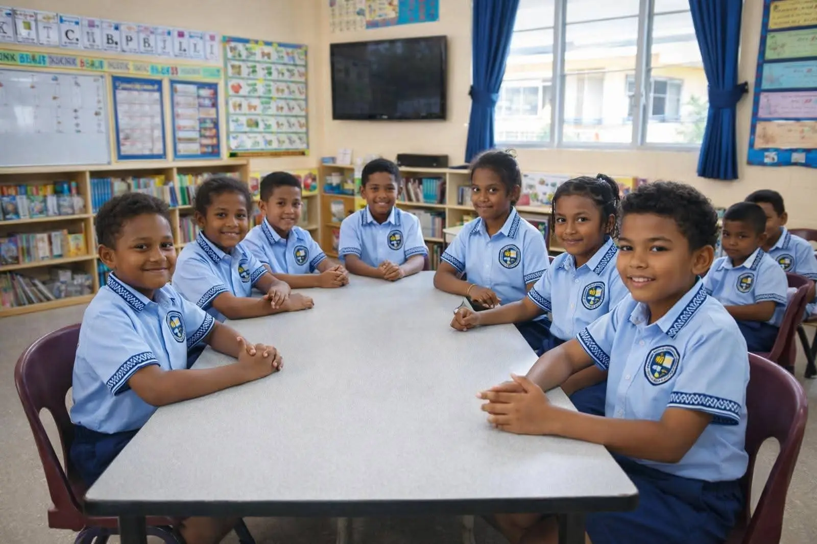 Kids in Classroom
